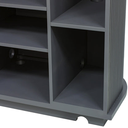 ダークグレー色おしゃれなレジカウンター【カミラ】ディテール写真