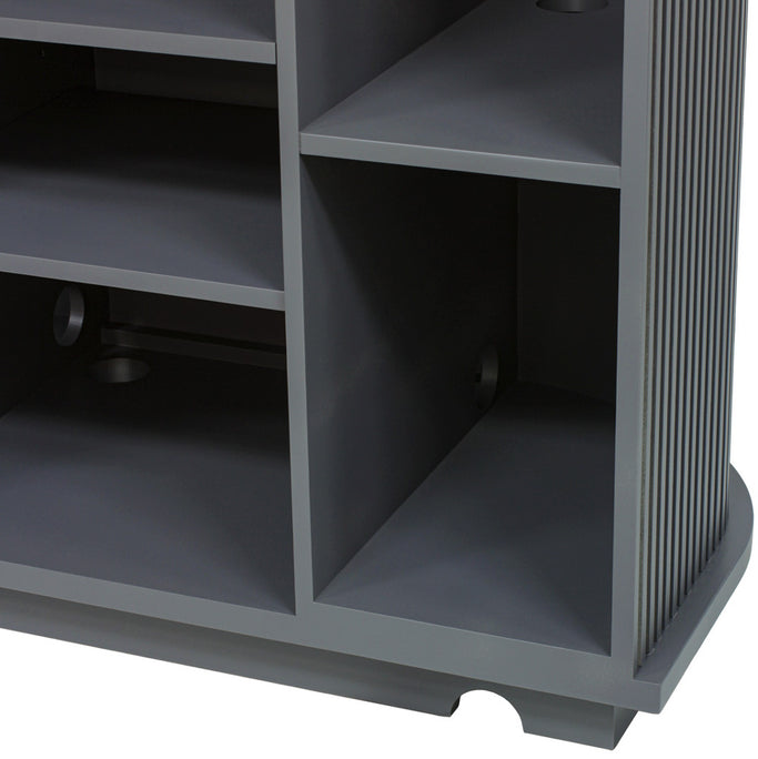 ダークグレー色おしゃれなレジカウンター【カミラ】ディテール写真