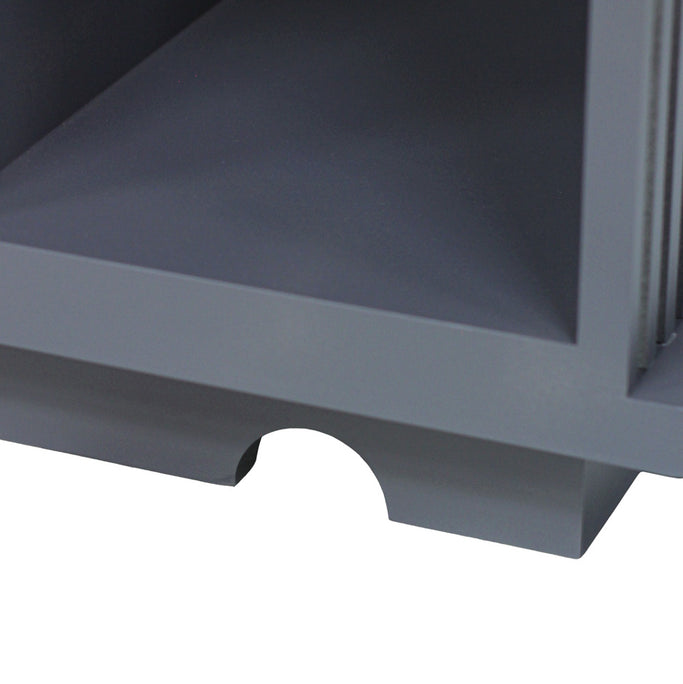 ダークグレー色おしゃれなレジカウンター【カミラ】ディテール写真