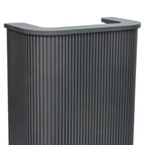 ダークグレー色おしゃれなレジカウンター【カミラ】ディテール写真