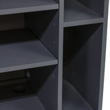 ダークグレー色おしゃれなレジカウンター【カミラ】ディテール写真