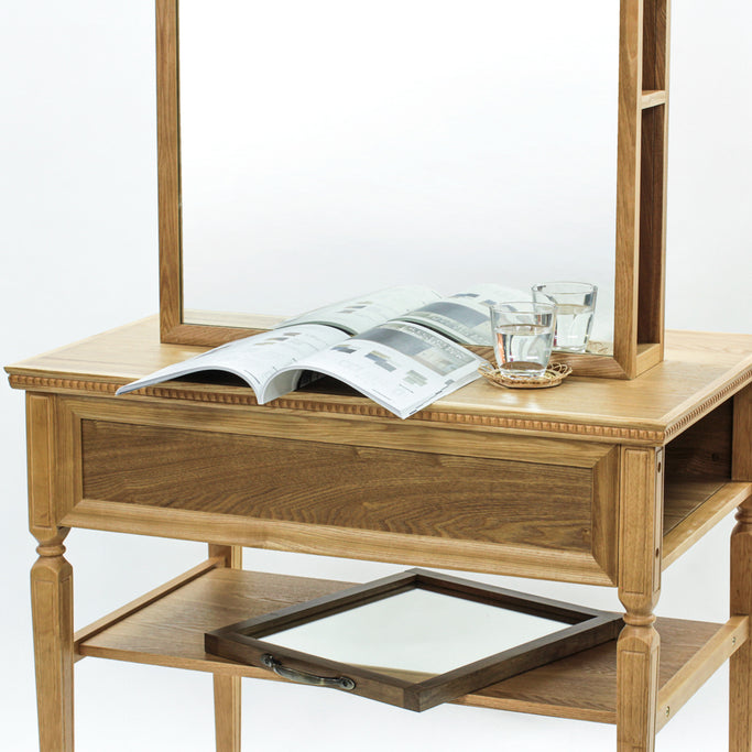 角脚ウッドドレッサー【アレシア】の詳細