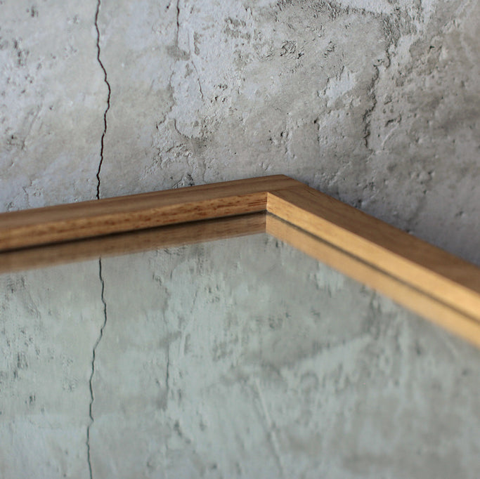 ウッドハンドミラーの詳細写真6