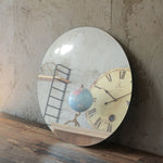 部屋にあるウォールアートミラー【サークル型】