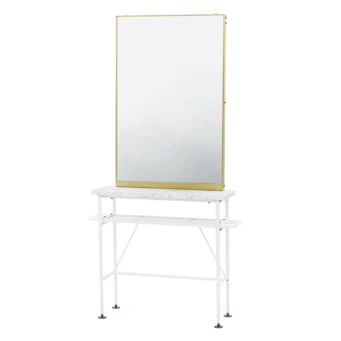 ベージュ色アイアンドレッサー【ローガン】