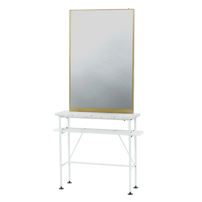 ベージュ色アイアンドレッサー【ローガン】