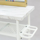 ゴールド×ストーン色アイアンドレッサーの詳細写真【ローガン】