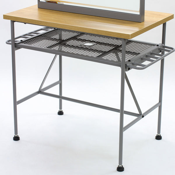 天板下に棚板付き