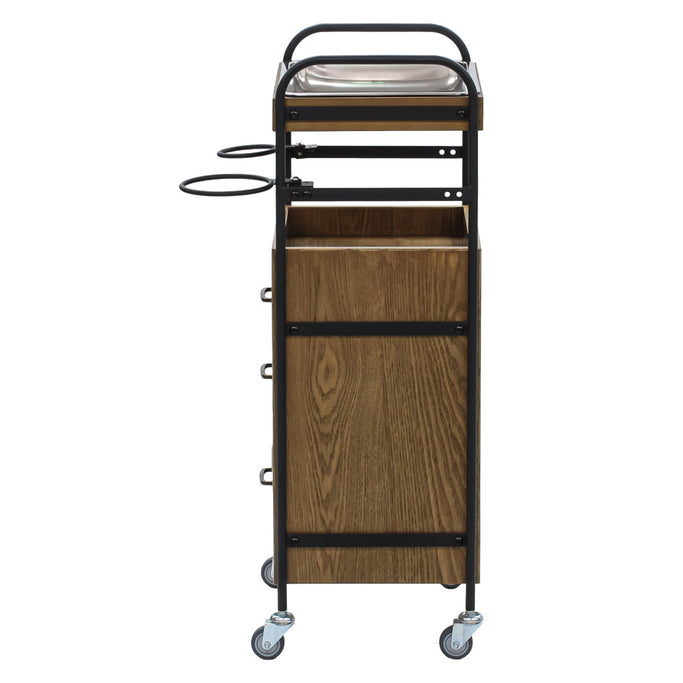 3段引き出しウッドワゴン