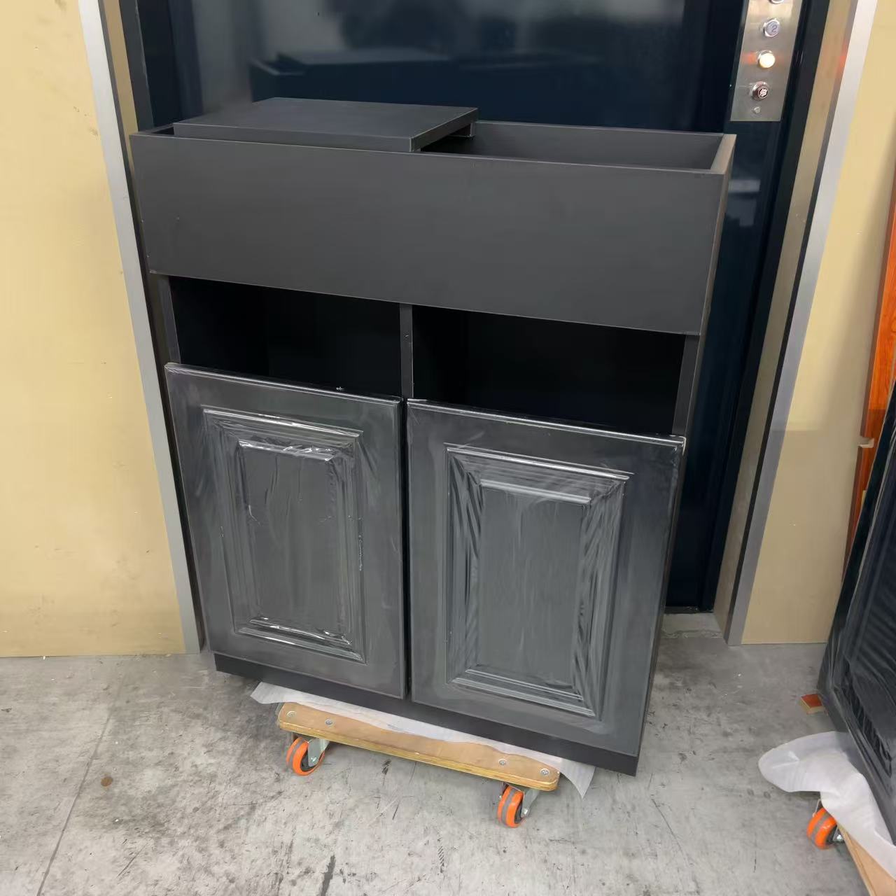 アウトレット シャンプーキャビネット 下台(BK) OL1989【完成品出荷】 通常価格￥43,780