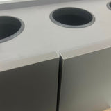 アウトレット フラットシャンプーキャビネット 上台H450 (DGY) OL2061【完成品出荷】 通常価格￥25,080