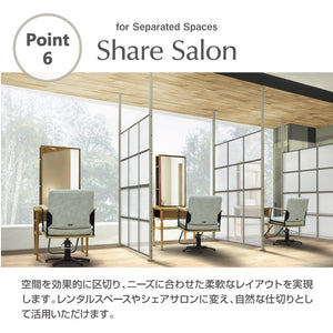 アイアンパーテーション用オプション鉄柱 BGA（2本１セット）