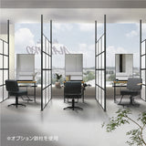 サロンにパーテーション使用例