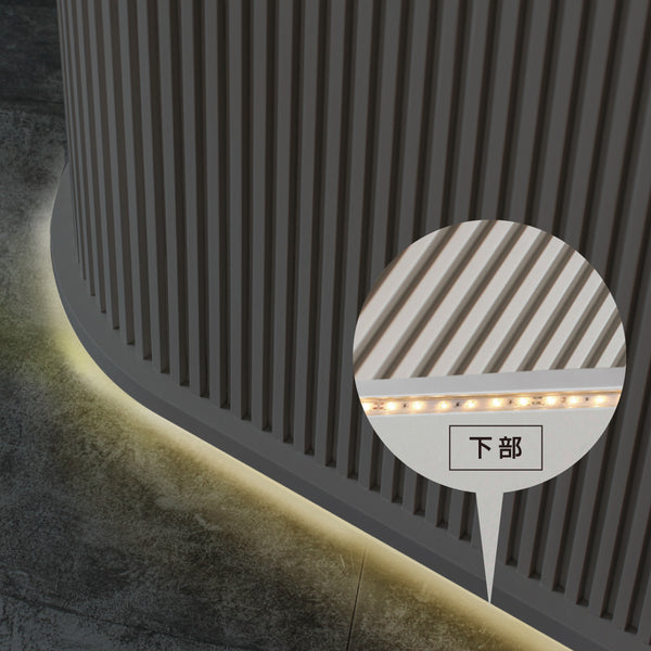 LEDテープライトを下に取付可能