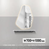 美容室用おしゃれなウォールアートミラー【MRO26】のサイズ：h1000xw700