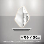 美容室用おしゃれなウォールアートミラー【MRO26】のサイズ：h1000xw700