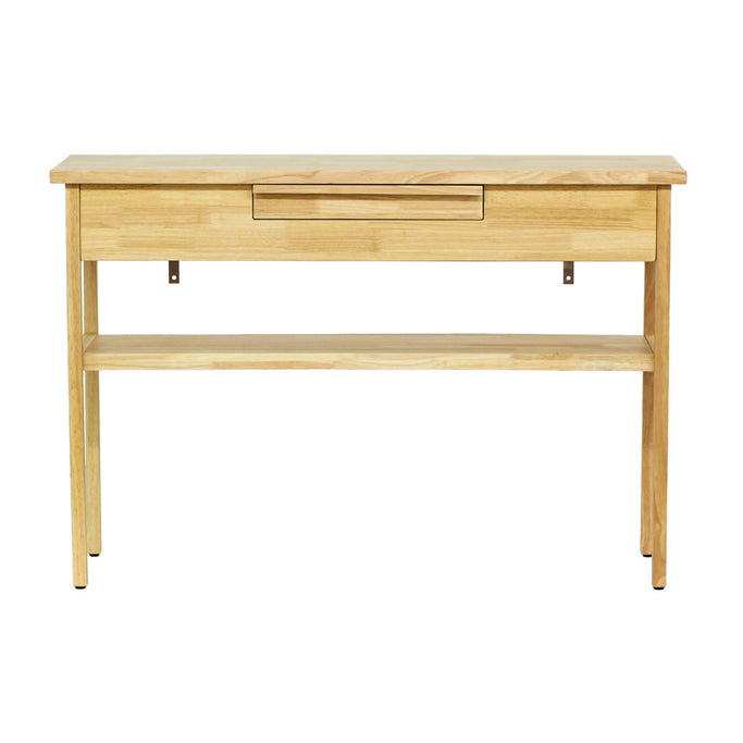 ナチュラルウッド色ワイドコンソール
