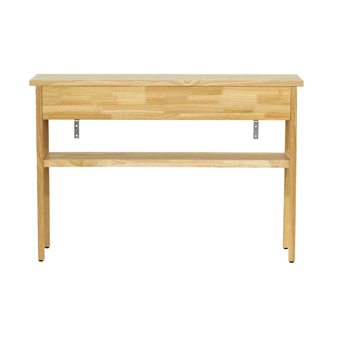 ナチュラルウッド色ワイドコンソール