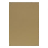 ナチュラルウッド色ウッド調 壁面ミラー