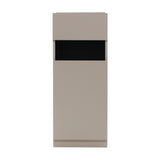 フラットシャンプーキャビネット　W405ｍｍシングル 【下台】ベージュグレー