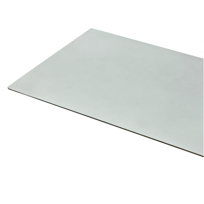 シルバー色の壁付L型棚　詳細1