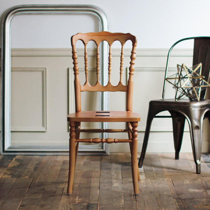 ブラウン色ナポレオンチェア