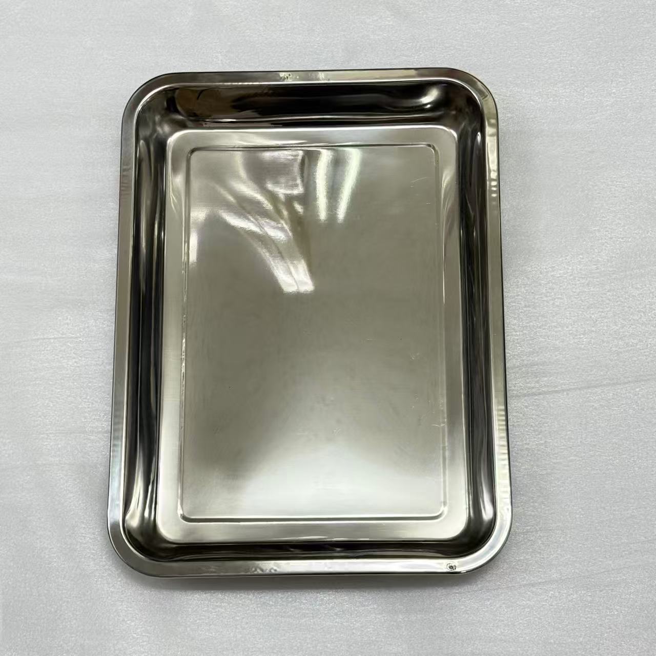 アウトレット 3段ウッドワゴン ステンレストレイ3枚 キャスター付き(BR)【完成品出荷】OL2142 通常価格￥19,580