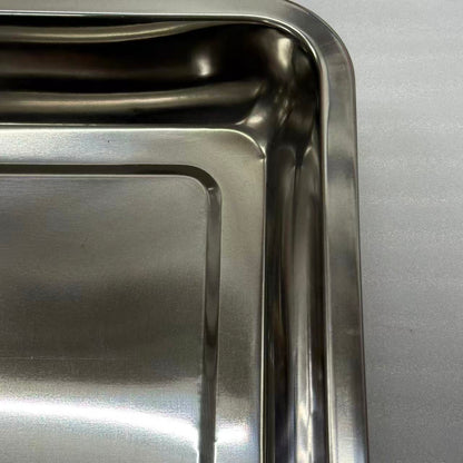 アウトレット 3段ウッドワゴン ステンレストレイ3枚 キャスター付き(BR)【完成品出荷】OL2142 通常価格￥19,580