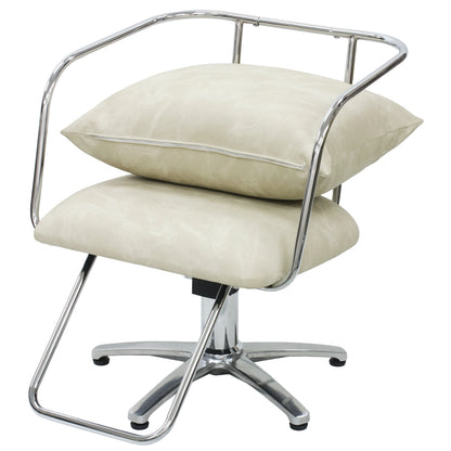 スタイリングチェア：エノラ（クローム）