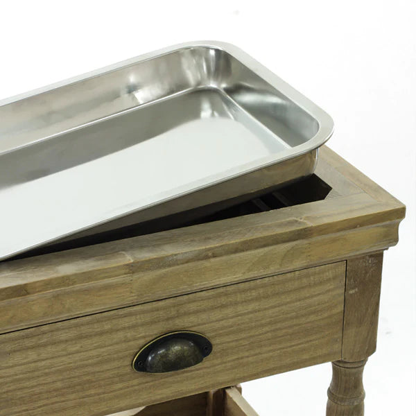 ステンレストレイ付属