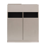 ベージュグレー色フラットシャンプーキャビネット【下台】