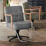 部屋にあるセットチェア ブリス ダークグレー ファイブスターポンプ