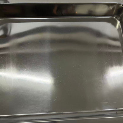 アウトレット 3段ウッドワゴン ステンレストレイ3枚 キャスター付き(BR)【完成品出荷】OL2140 通常価格￥19,580