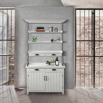 ホワイト木製収納ラック　マテリ　美容室　店舗什器 ホワイト木製収納ラック マテリ 美容室 店舗什器 - メルカリ ホワイト