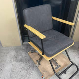 アウトレット  スタイリングチェア ノエル(BK) ファイブスターポンプ(SV) OL2304【お客様組立】
