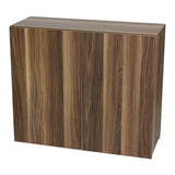 ダークブラウンウッド色フラットシャンプーキャビネット【上台】