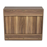 ダークブラウンウッド色フラットシャンプーキャビネット【上台】