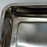 アウトレット 3段ウッドワゴン ステンレストレイ3枚 キャスター付き(BR)【完成品出荷】OL2142 通常価格￥19,580