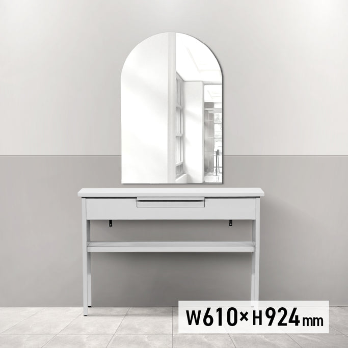 フレームレスミラーのサイズ表：w610 x h924