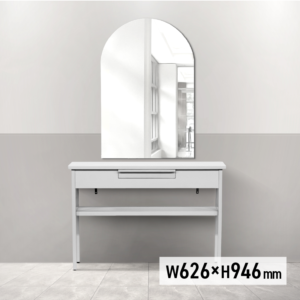 フレームレスミラーのサイズ表：w626 x h946
