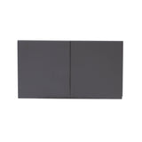 ダークグレー色の450mmフラットシャンプーキャビネット【上台】