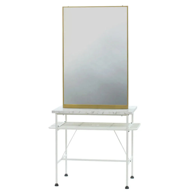 ベージュ色アイアンドレッサー【ローガン】