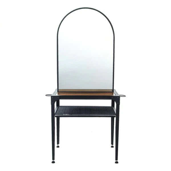 【福岡市限定】アイアンドレッサー＋椅子 ドレッサー ※総額72290円 アイアンドレッサー|ロジェ|アーチ|両面|美容室 セット面|2024.02 – mateli