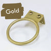 ゴールド色ドライヤーホルダー組立式