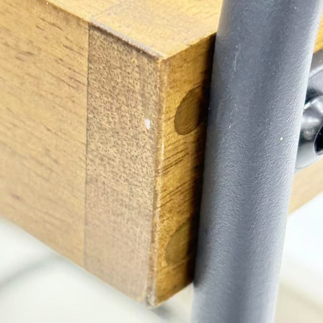 アウトレット 3段ウッドワゴン ステンレストレイ3枚 キャスター付き(BR)【完成品出荷】OL2141 通常価格￥19,580