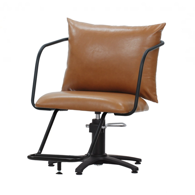 スタイリングチェア【エノラ】ブラック　斜め_04