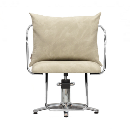 スタイリングチェア【エノラ】ベージュ　正面