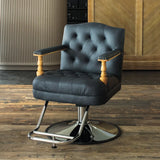 コットンネイビーカラー ファブリス 丸型ベースポンプ 