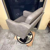 アウトレット スタイリングチェア アデラⅡ(DGY) 丸型ポンプ(SV) OL2208 通常価格￥58,080