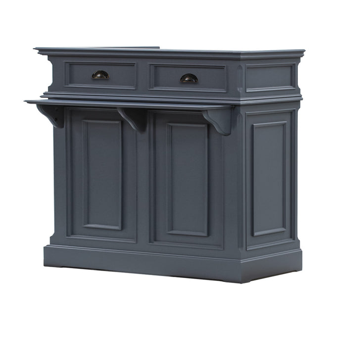 グレー色レジカウンター　斜め